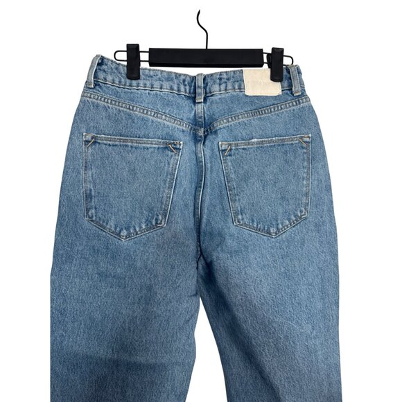 2/$30 ZARA Size 4 High-Waisted Blue Denim Jeans - Picture 11 of 14
